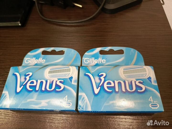 Gillette venus сменные кассеты 4 штуки в упаковке