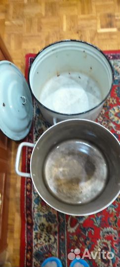 Бак алюминевый и эмалированный