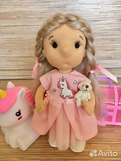 Текстильная кукла, интерьерная кукла