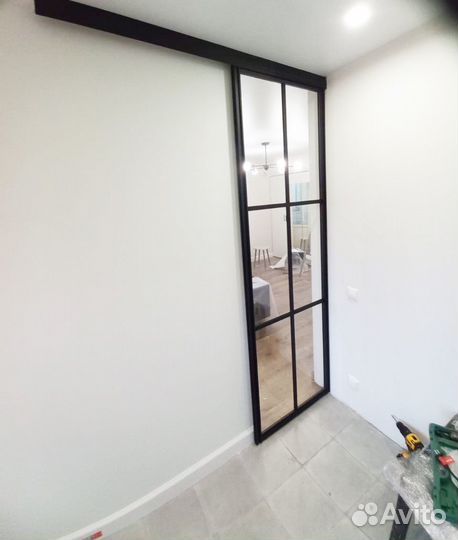 Перегородка подвесная раздвижная