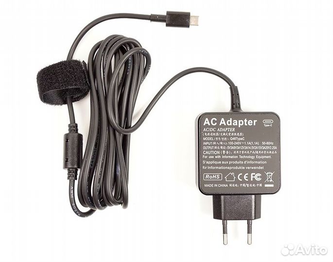 Блок питания для ноутбуков Type-C Macbook, asus