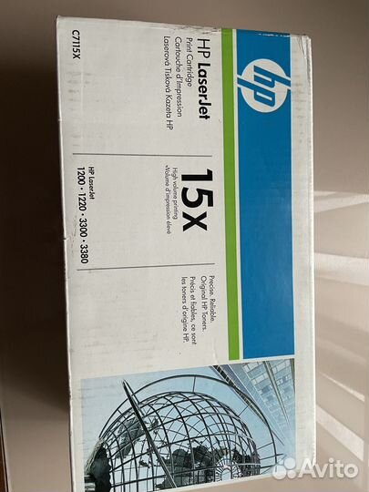 Картридж нр с7115х, черный