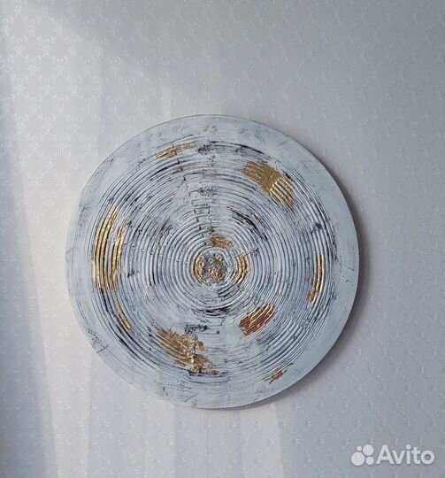 Картина с рельефом. Текстурная абстракция