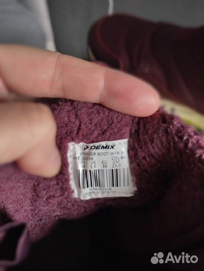 Ботинки весна -осень для девочки 36 р.Спортмастер