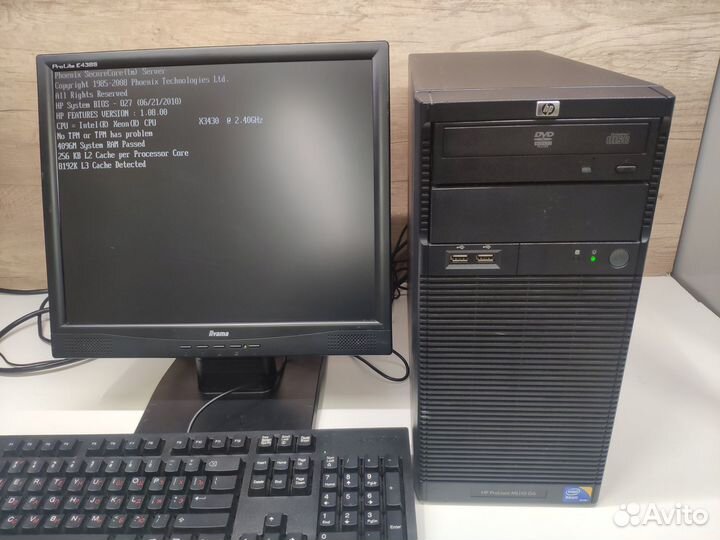 Сервер HP ProLiant ML110 G6 X3430