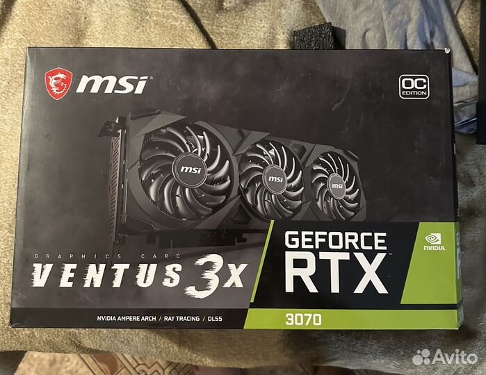 Видеокарта Msi rtx 3070