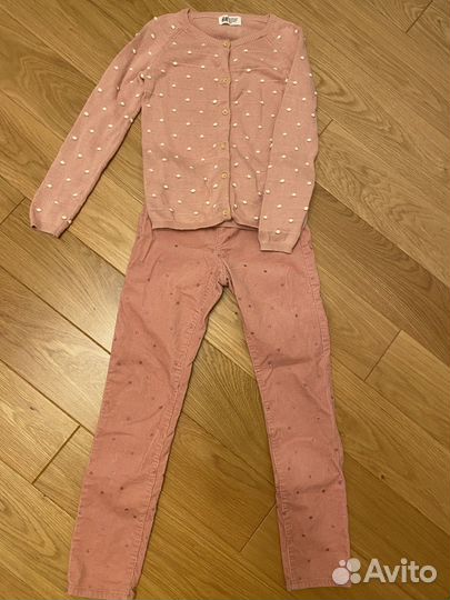 Комплект кофта и джинсы на девочку 128
