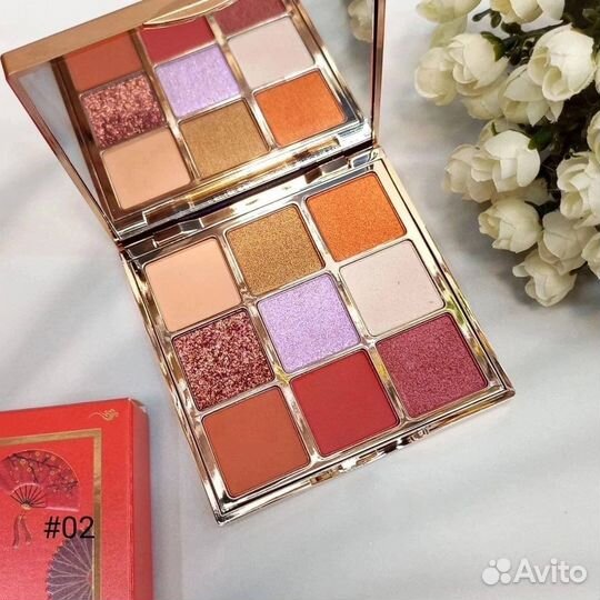 Палитра теней 9 цветов