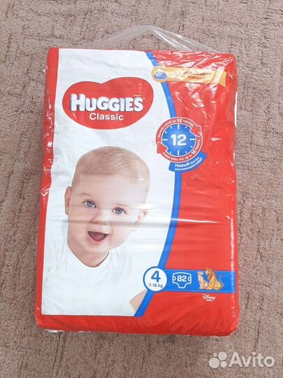 Подгузники Huggies 4