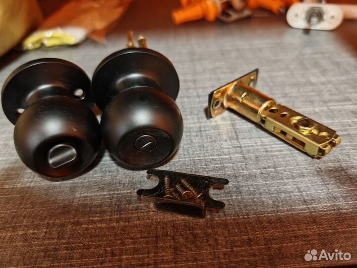 Дверные ручки межкомнатные черные