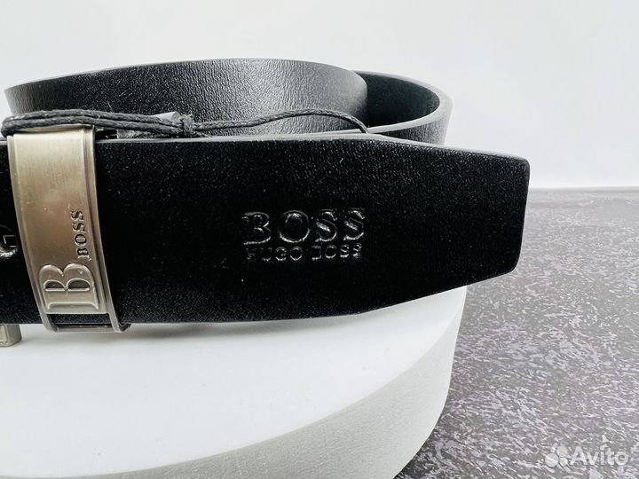 Ремень мужской кожаный Boss