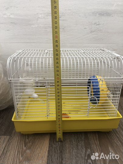 Клетка для грызуна и наполнитель