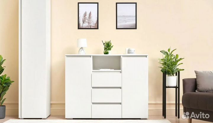 Хелен км 01 Комод 1202 белый