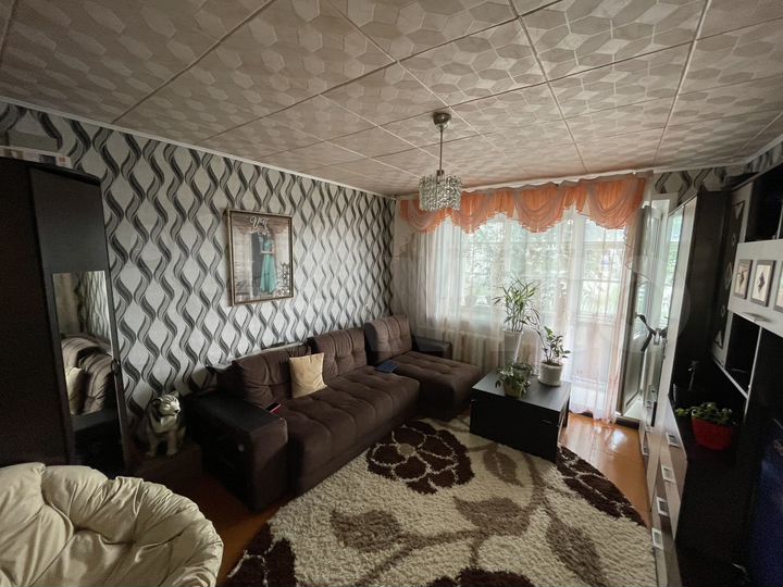 2-к. квартира, 49,4 м², 1/2 эт.
