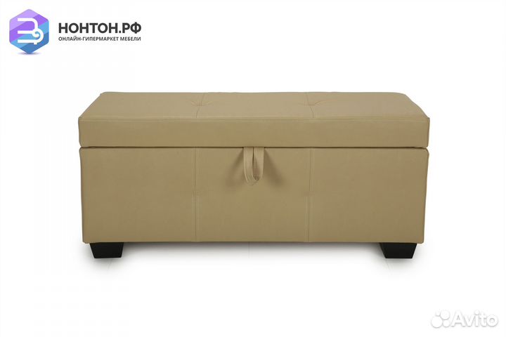 Банкетка Шерри экокожа бежевая