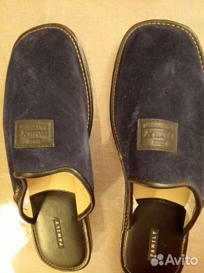 Тапки натуральная замша 47