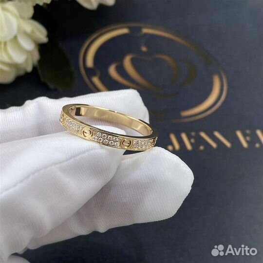 Кольцо Love, маленькая модель 0,16ct