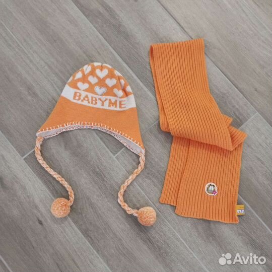 Демисезонный Комплект Шапка и шарф