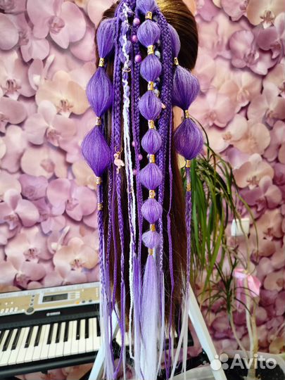 Афрорезинки, афрокосы, резинки заколки