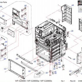 Любые запчасти для Epson WF-C/M 21000, 20750,20600