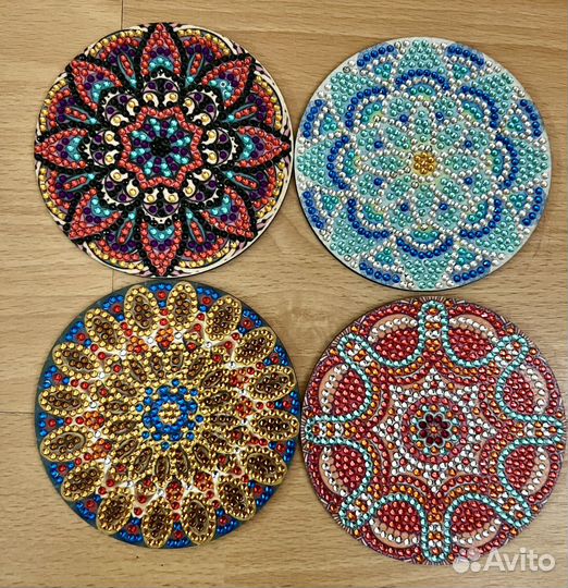 Подставки деревянные набор 8 шт