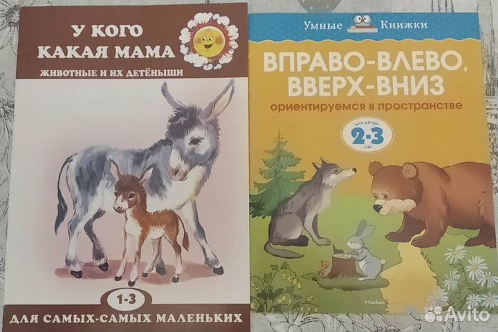 Развивающие книжки, 2-3 года