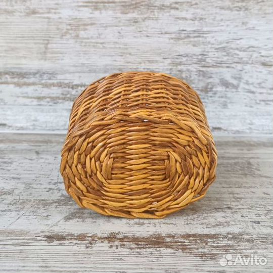 Подвесная плетёная корзина