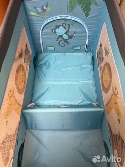 Детская кровать манеж с матрасом