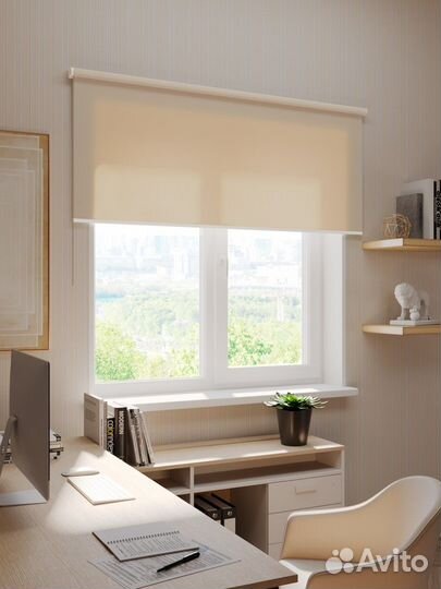 Рулонные шторы Блэкаут Индиго RAL9615