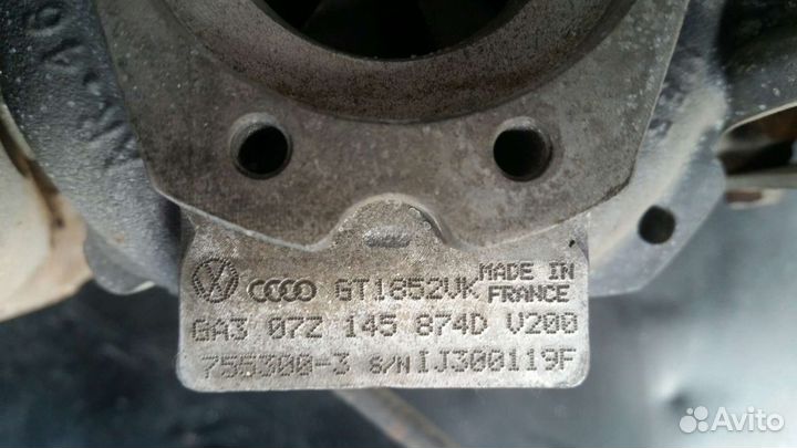 Турбина Туарег Фаэтон V10 AYH