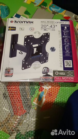 Кронштейн kromax для тв 43 дюйма