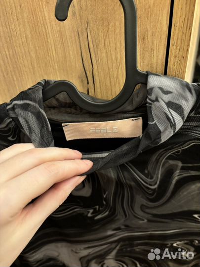 Топ сетка с длинными рукавами (S размер)