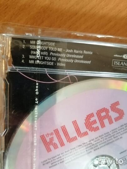 The Killers CD сингл