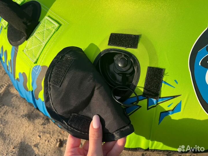 Водный тюбинг ватрушка с тросом и насосом Vortex