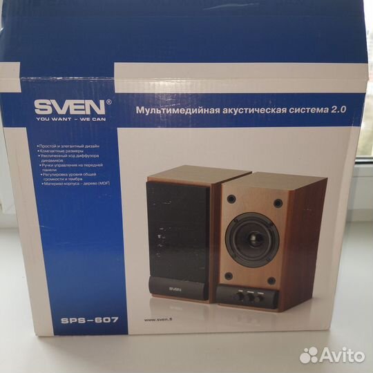 Компьютерные колонки Sven sps-607