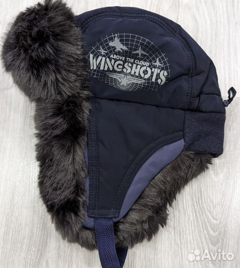Шапка ушанка детская натуральный мех