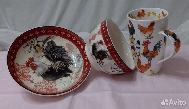 Набор посуды, со знаком зодиака