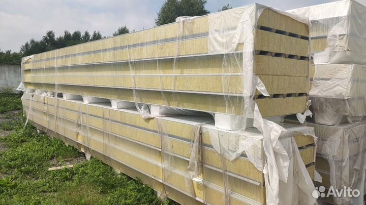 Сэндвич-панели стеновые и кровельные новые