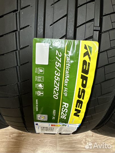 Kapsen RS26 Practical Max HP 245/40 R20 и 275/35 R20 105Y