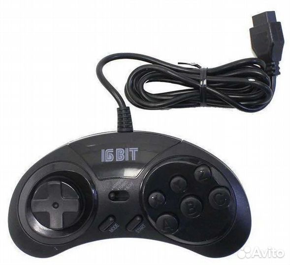 Игровой джойстик Сега Sega Turbo черный