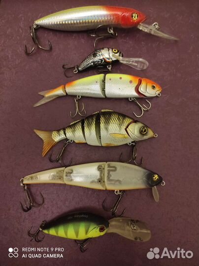 Воблеры, свимбейты (оригинал)