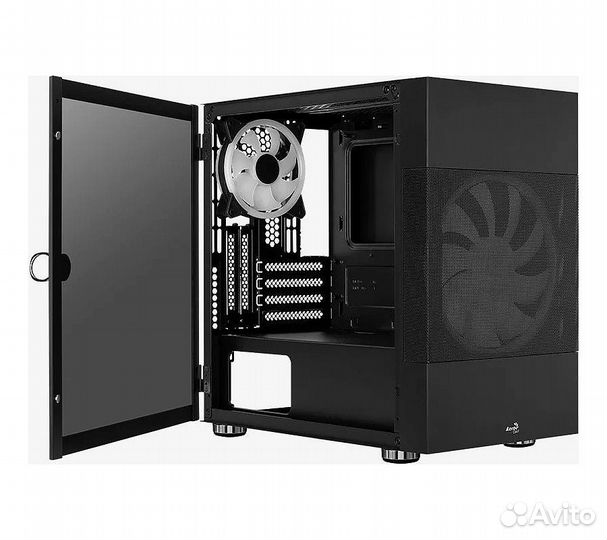 Компьютерный корпус Aerocool Atomic-G-BK-v1, черны