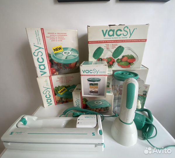 Набор Vacsy от Zepter вакууматор и контейнеры