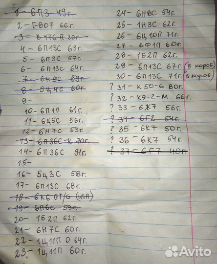 Радиолампы