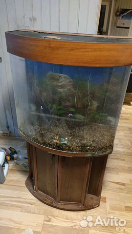 Аквариум с тумбой бу