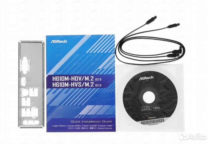 Материнская плата asrock H610M-HVS/M.2 R2.0