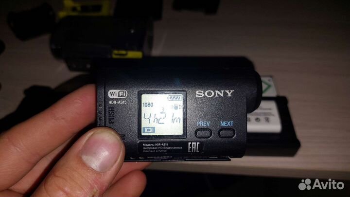Экшн-камера sony HDR-AS15