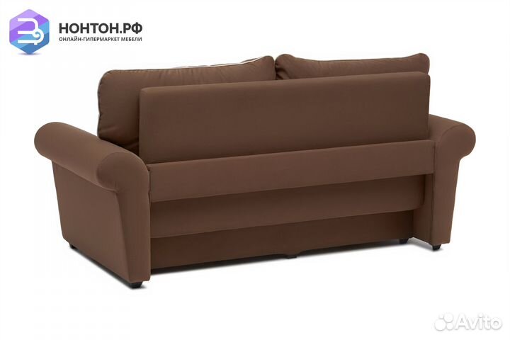 Диван еврокнижка Прованс коричневый