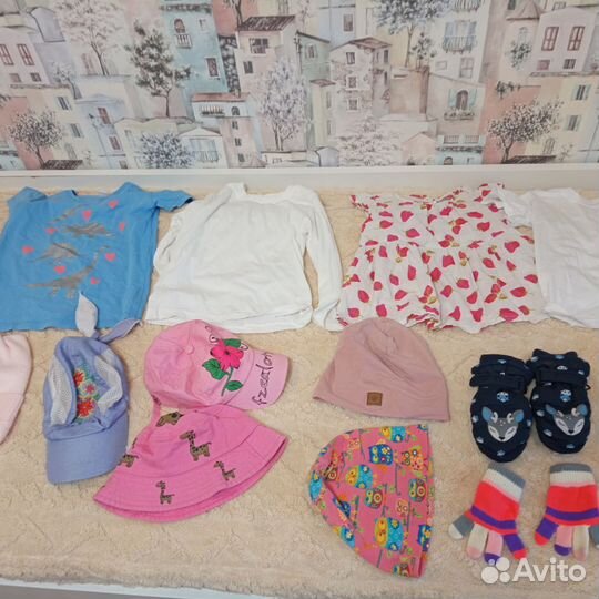 Детские вещи пакетом на девочку 110 116