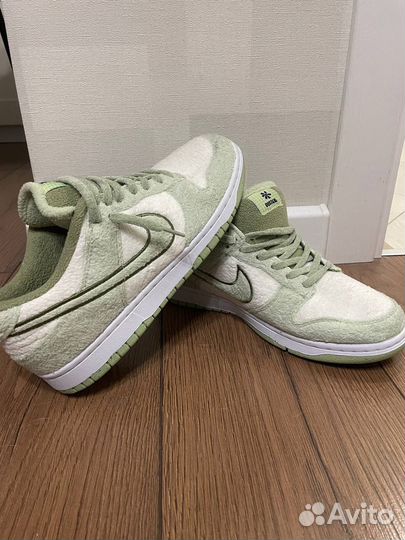 Кроссовки Nike SB dunk low SE Fleece Pack Honeydew